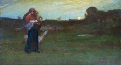 Madonna and Lamb by Elliot Daingerfield